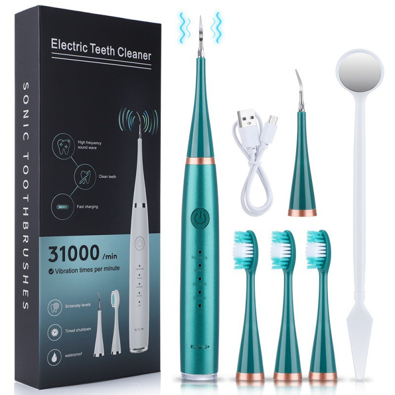 Electric Ultrasonic Tooth Stain Remover for Home Use