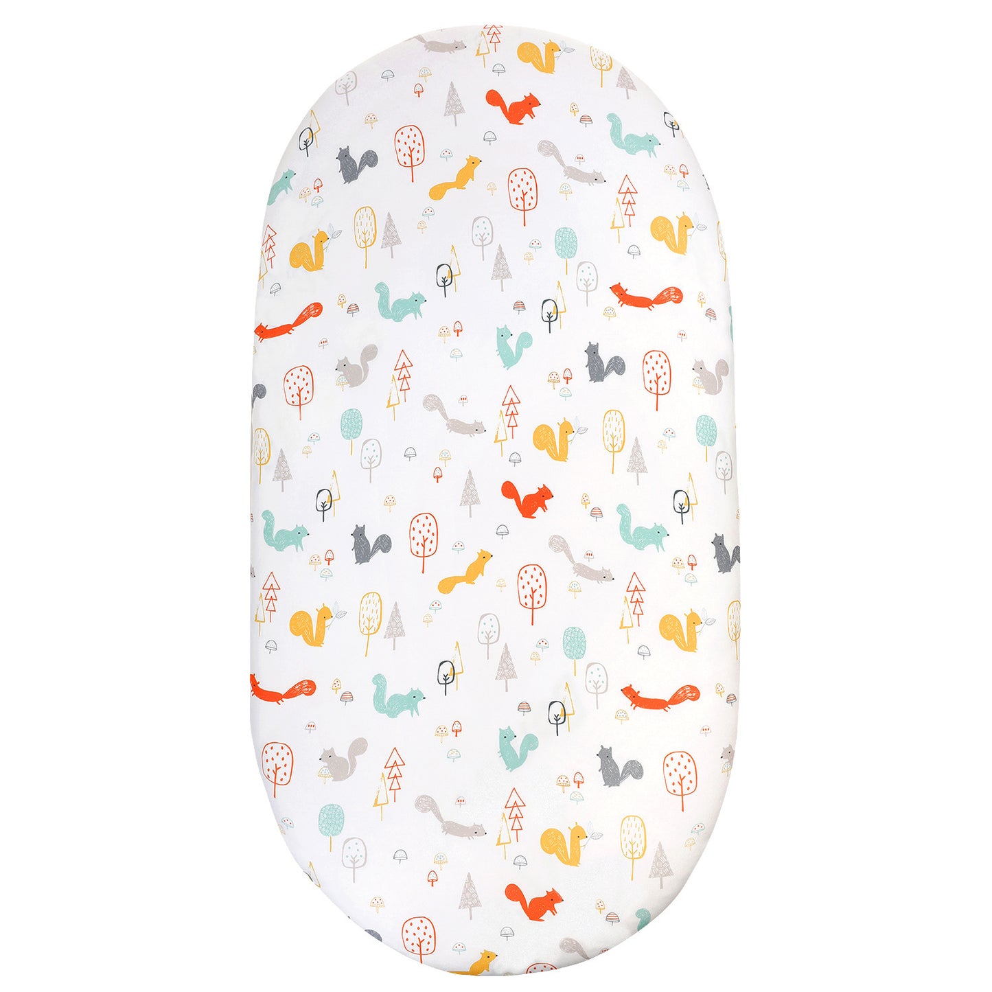 Baby Cradle Mattress Cover with Soft Fabric Top