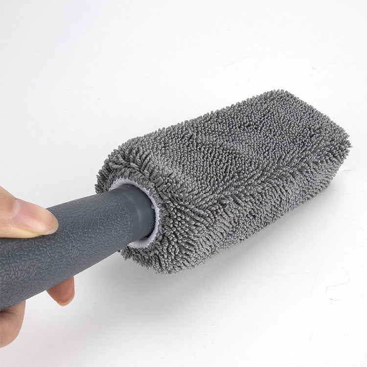 Microfiber Car Cleaning Wipe Brush with Long Handle