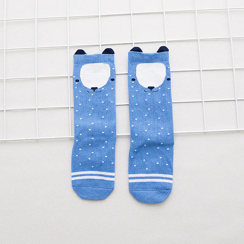 Anti-Slip Cartoon Baby Socks for 0-3 Years (Wholesale)