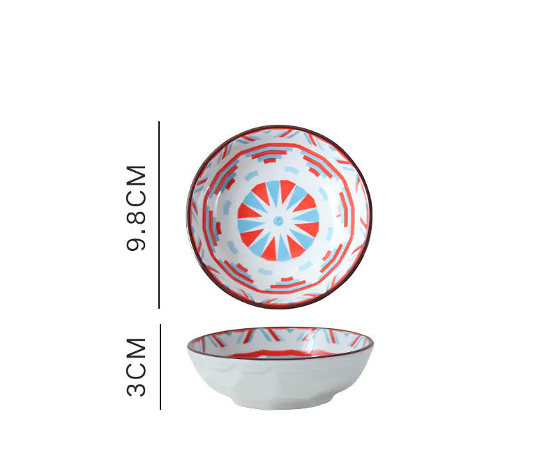 Underglaze Ceramic Sauce Dish for Household Use
