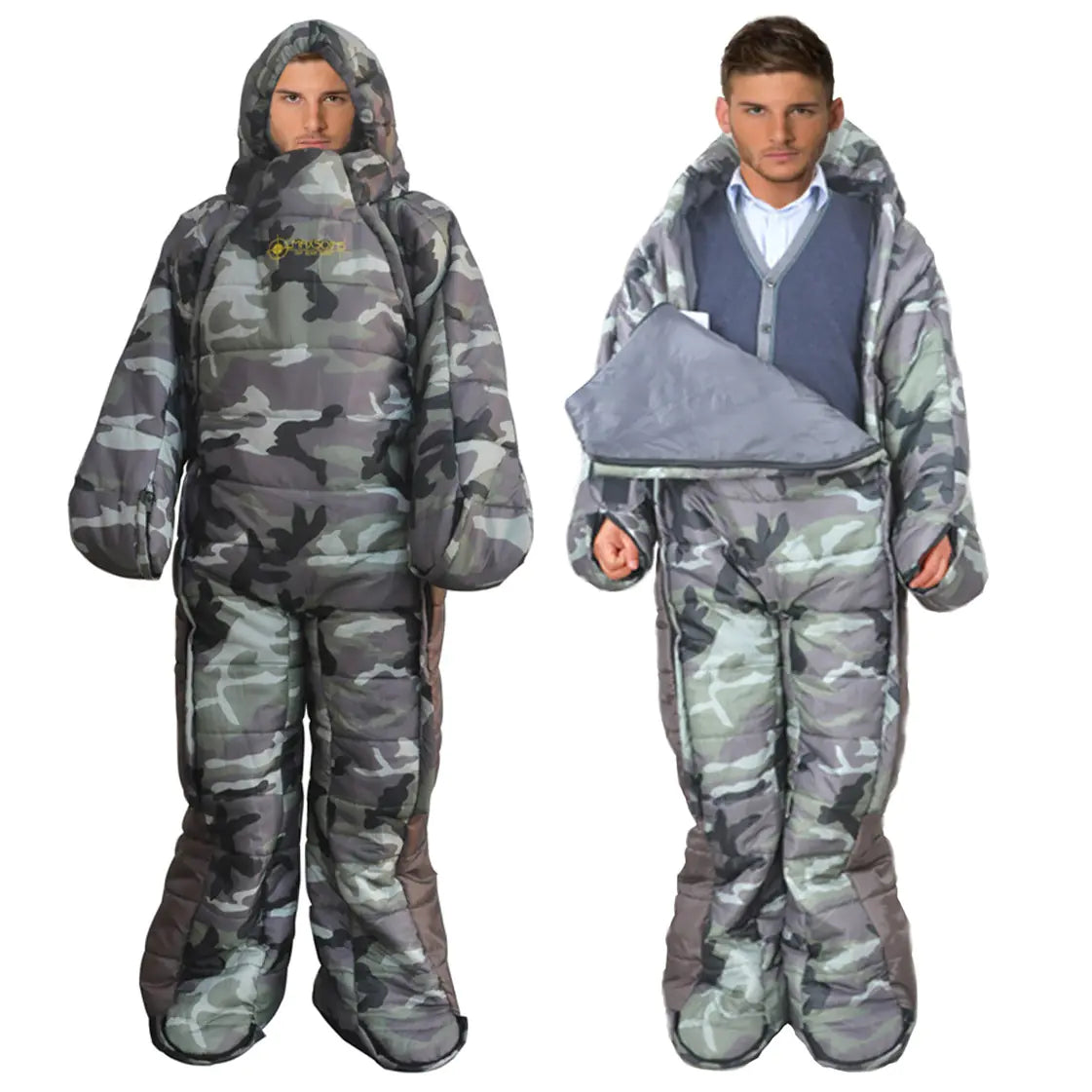 Humanoid Walking Sleeping Bag for Warmth and Comfort