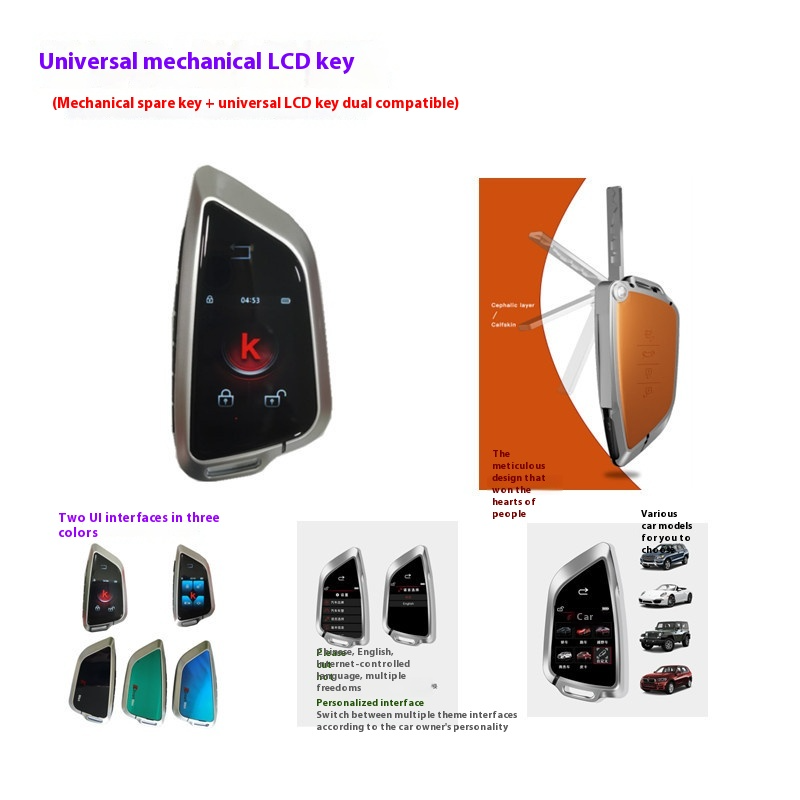 Smart Car Key with Mechanical Backup