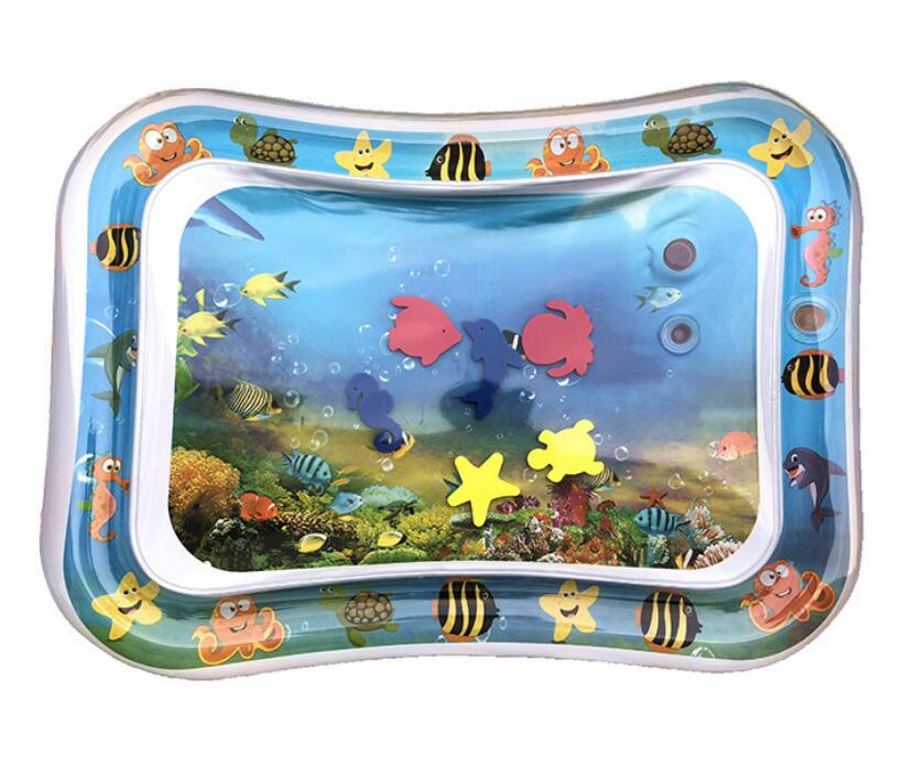 Large Inflatable Baby Water Play Mat for Tummy Time
