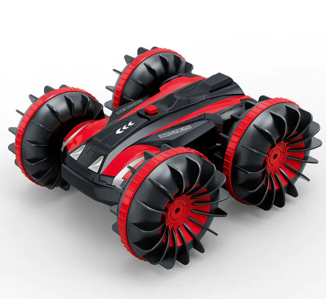 Large 4WD Remote Control Amphibious Stunt Tank Toy