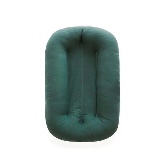 Hypoallergenic pure cotton baby lounger with breathable polyester fiber filling.