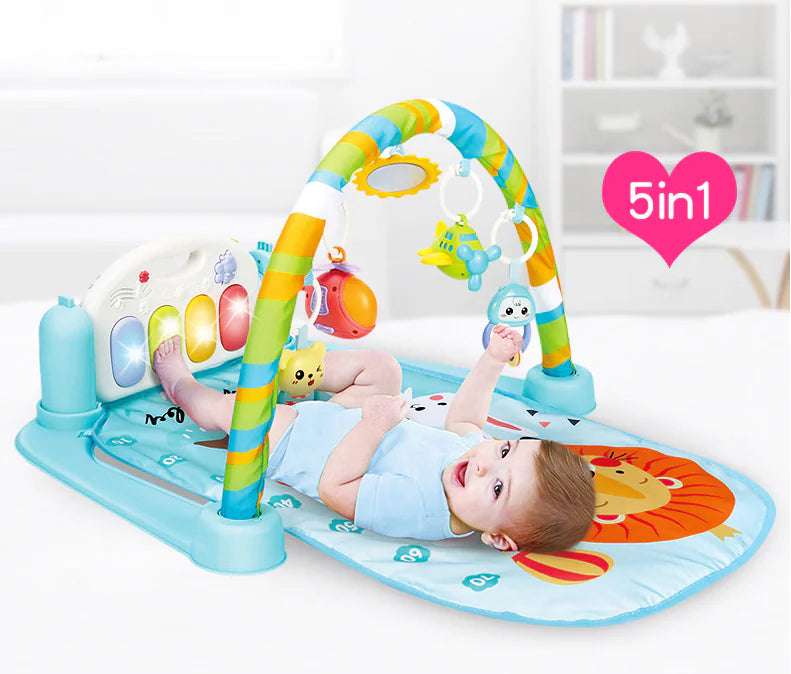 Baby Play Gym with Piano and Activity Mat