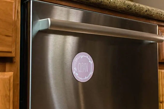 Double-Sided Dishwasher Magnet Clean Dirty Sign (1pc)
