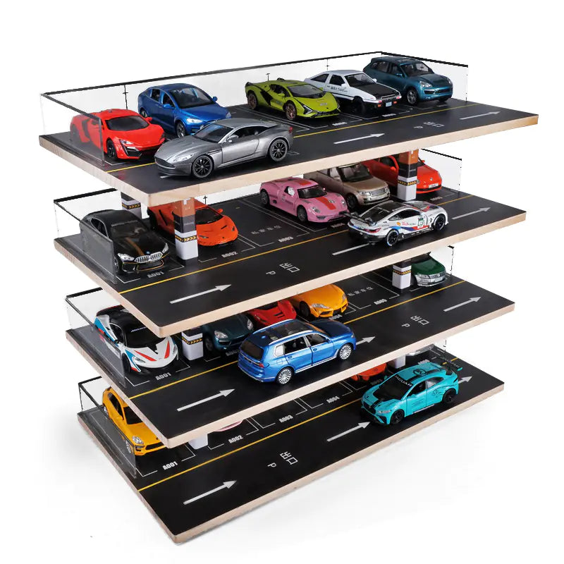 Large Realistic Parking Garage Model Display Rack