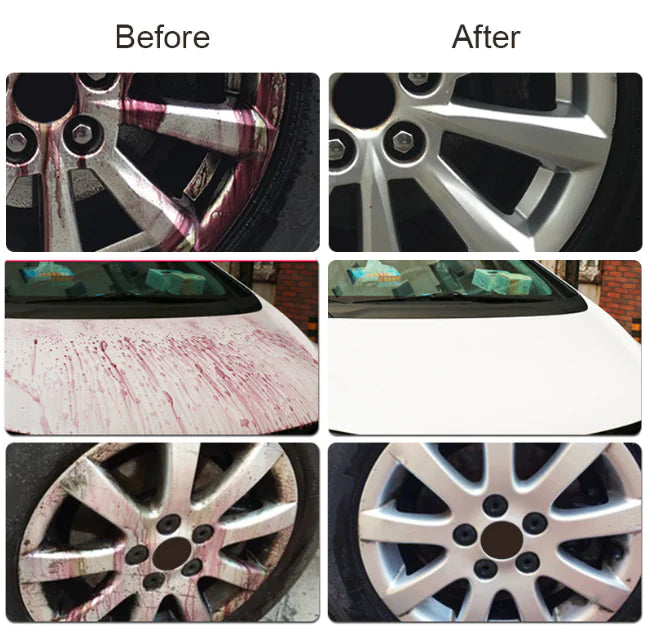 HGKJ-AUTO-S18 Car Iron Powder & Rust Remover Spray for Wheels & Brake Discs