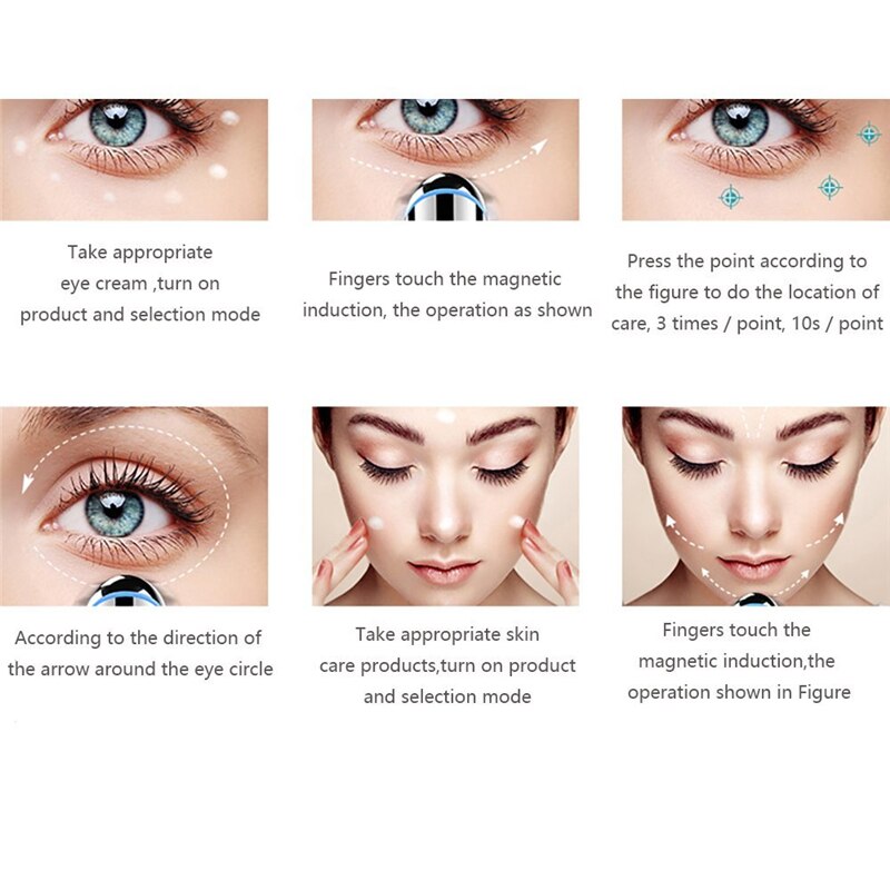 Electric Eye Massager with Induction Function