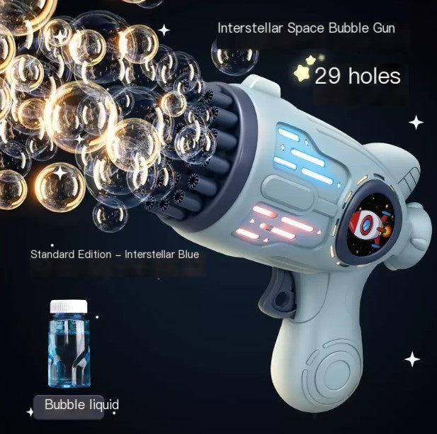 Children's Electric Bubble Machine with 29-32 Holes