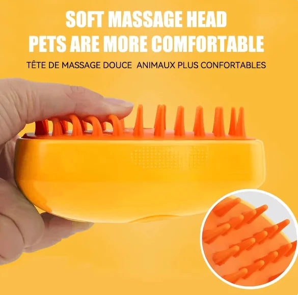 Pet Steam Brush Electric Spray Comb