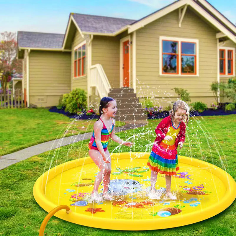 Outdoor Dolphin Dinosaur Shark Sprinkler Play Mat