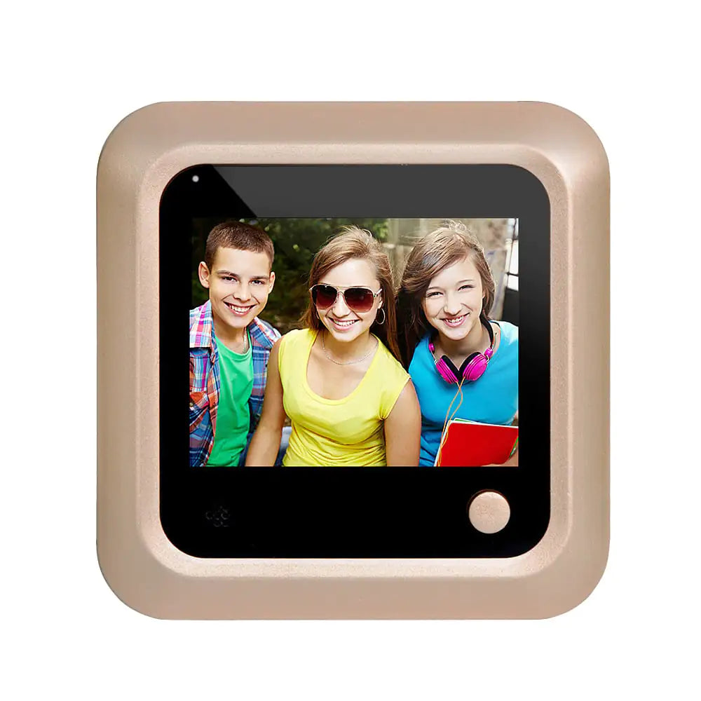 Smart Electronic Peephole Video Doorbell with Mirror