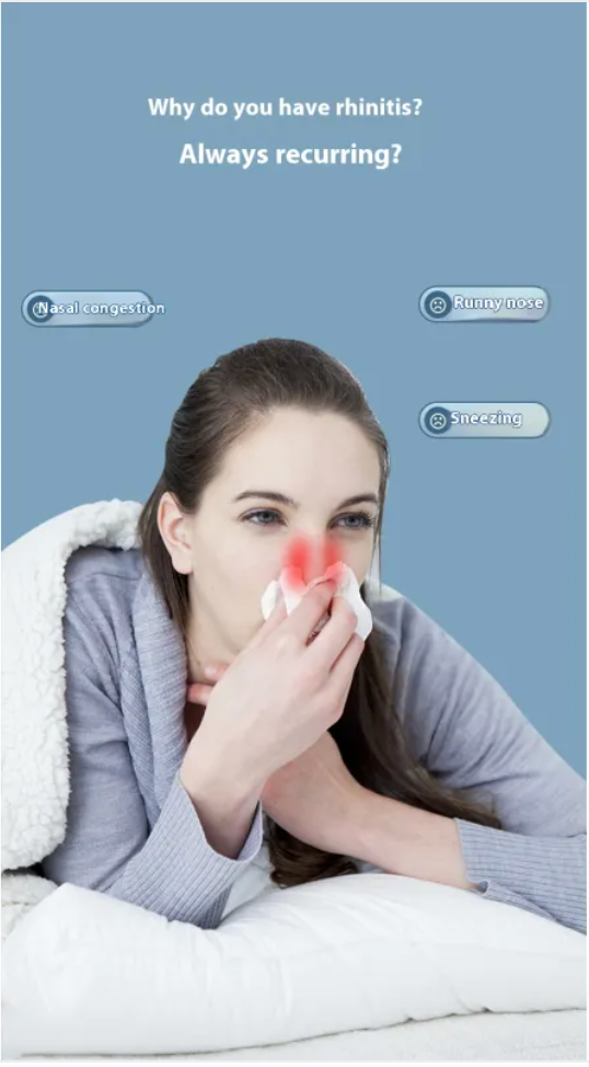 Intelligent Infrared Nasal Allergy Relief Device