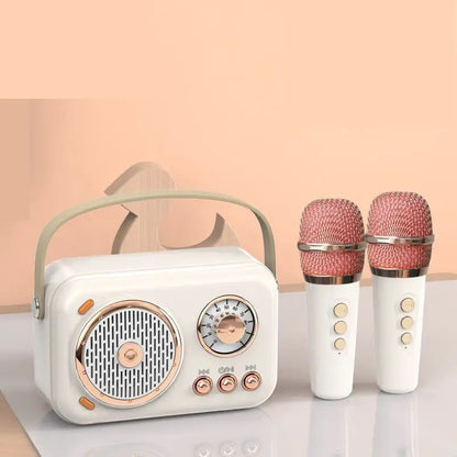 Mini Bluetooth Karaoke Microphone Speaker Gift