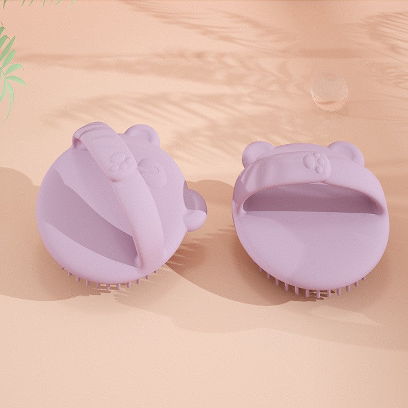 Silicone Baby Bath and Shampoo Massage Brush