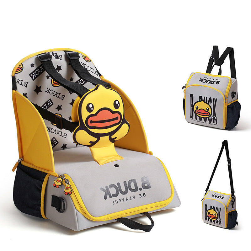 B.Duck Portable Folding Baby High Chair with Backpack