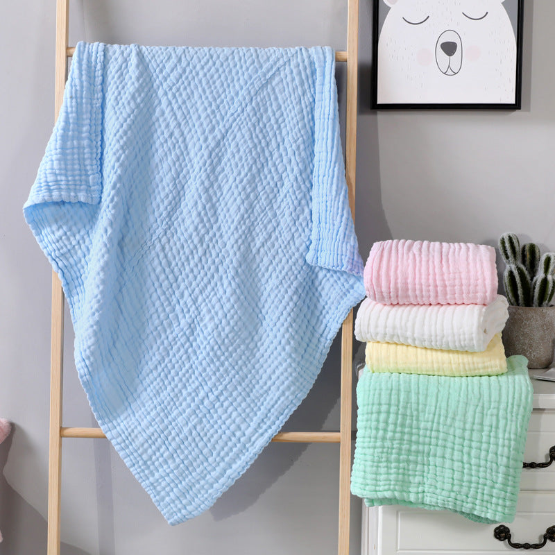 6-Layer Muslin Baby Blanket and Soft Bath Towel 105x105