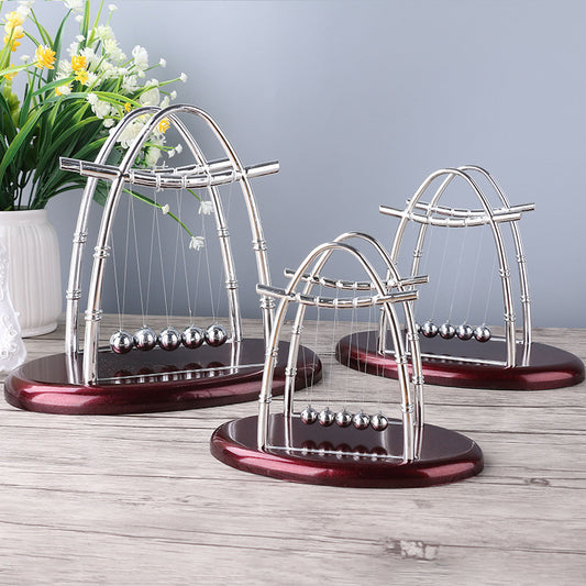 Sail Shape Newton's Cradle - Creative Desk Decor Piece