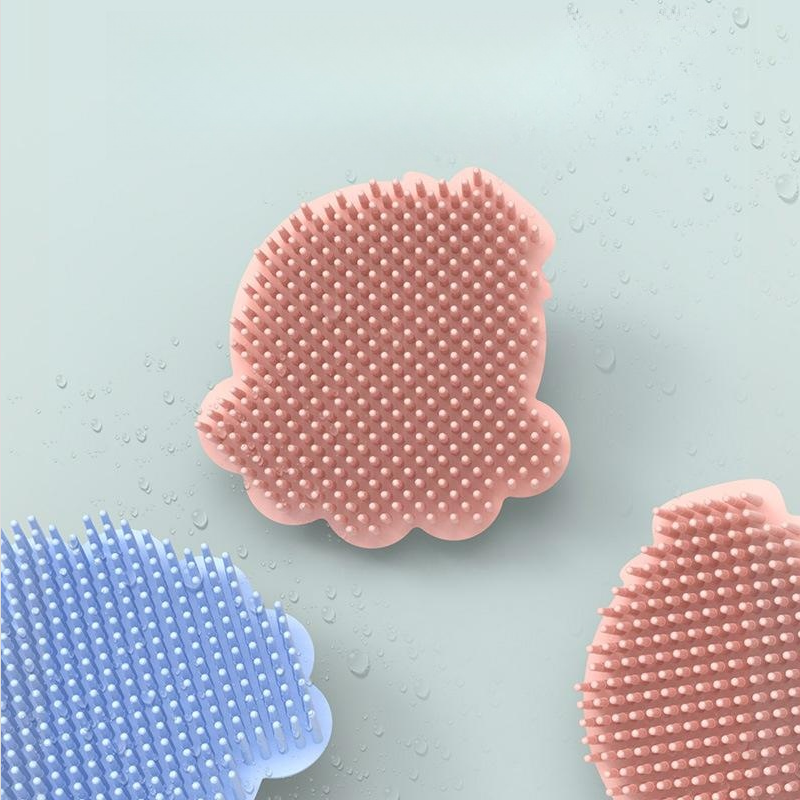 Silicone Baby Bath and Shampoo Massage Brush