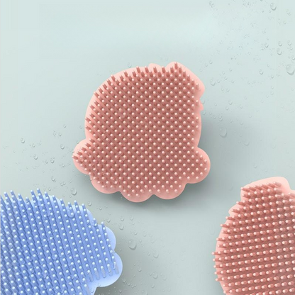 Silicone Baby Bath and Shampoo Massage Brush
