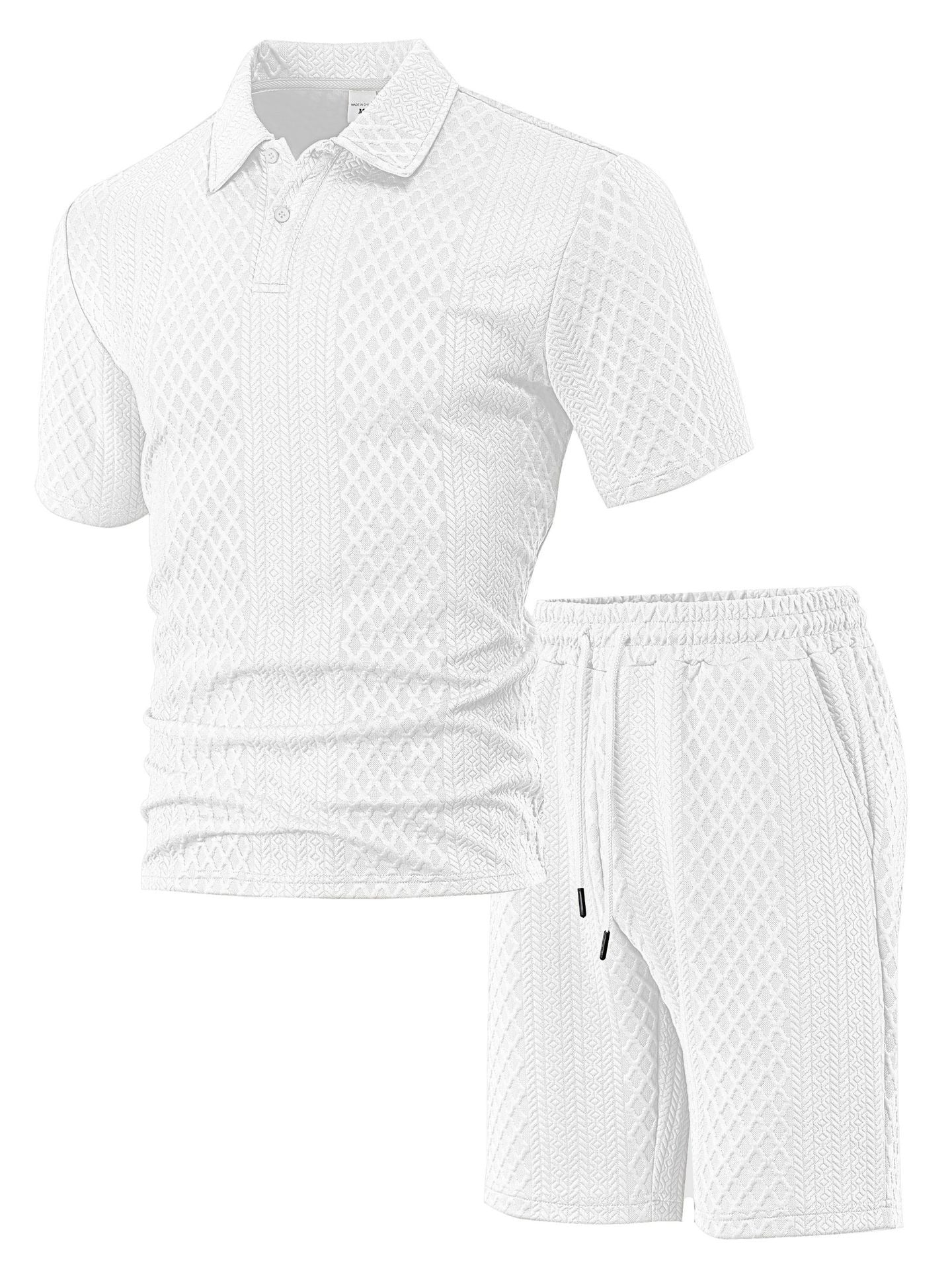Men's Casual Thin Short Sleeve Suit