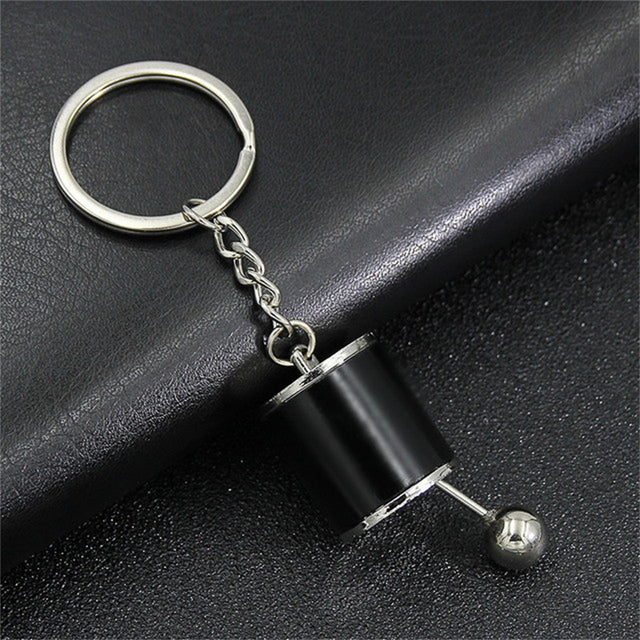 Gear Shift Key Chain for Car Modification - Metal Pendant