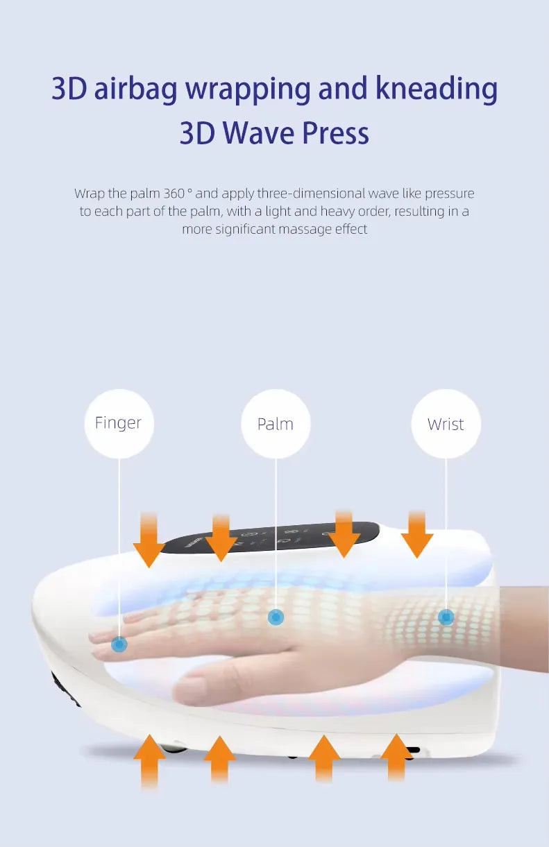Portable Timing Multifunctional Hand Massager