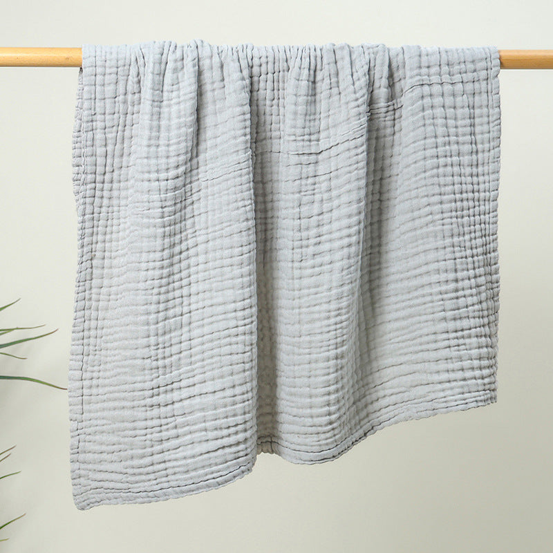 6-Layer Muslin Baby Blanket and Soft Bath Towel 105x105