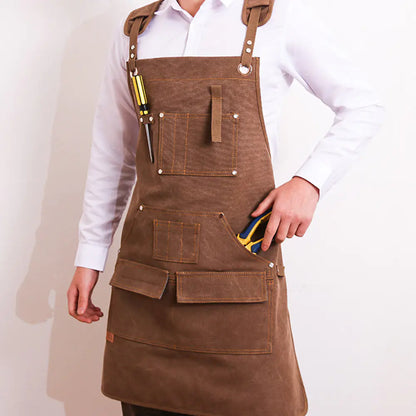 Waterproof Floral Gardening Apron for Men