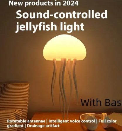 Hung Jellyfish Lamp with Sound Control (One Piece)