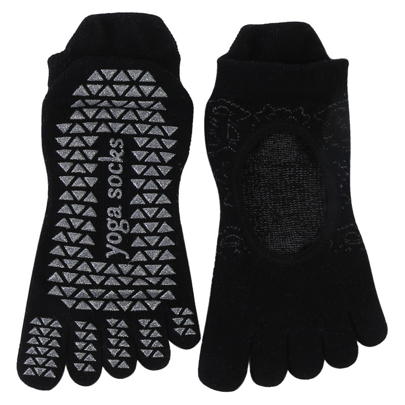Non-Slip Five Finger Pilates Socks for Ladies