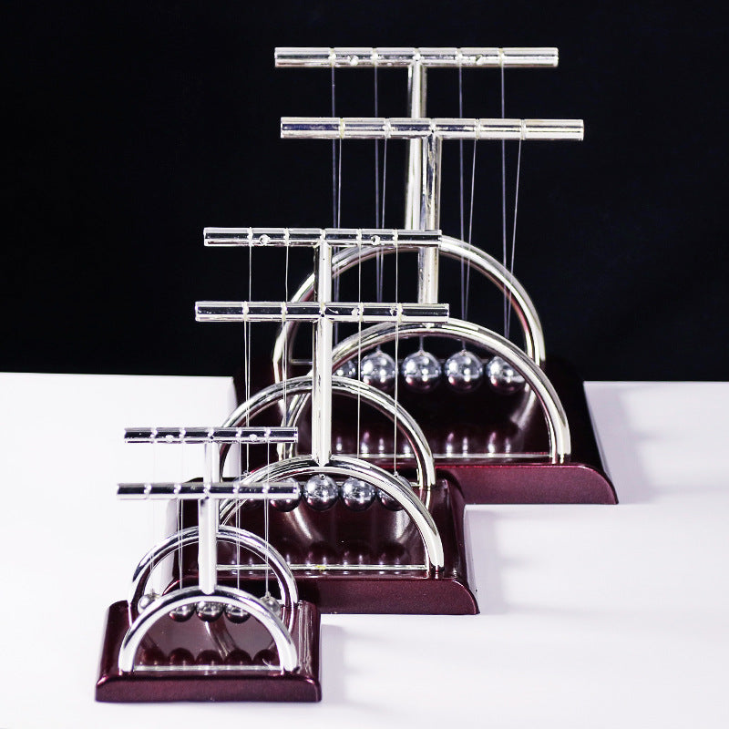 Newton's Cradle Desk Toy - Physics Energy Conservation