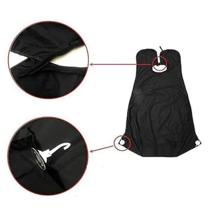 Men's Shaving Bib with Suction Cup for Beard Trim