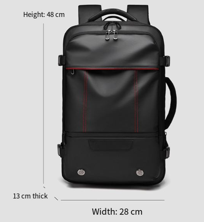 Expandable Vacuum Compression Travel Backpack