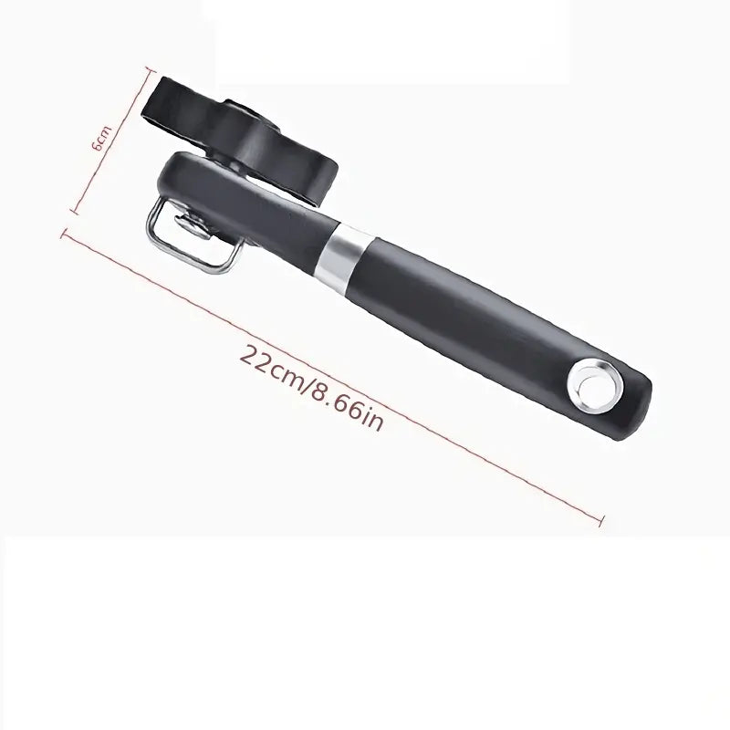 Stainless Steel Manual Can Opener with Ergonomic Handle