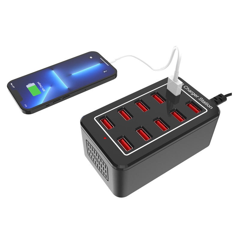 10-Port USB Charger 50W with Smart IC Recognition