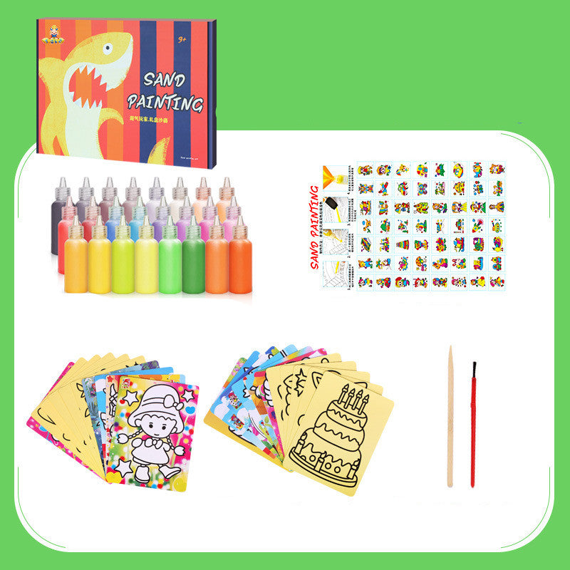 Sand Art Gift Set for Kids - DIY Educational Toy