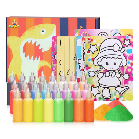 Sand Art Gift Set for Kids - DIY Educational Toy