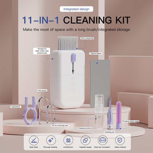 11-in-1 Portable Electronic Cleaning Kit