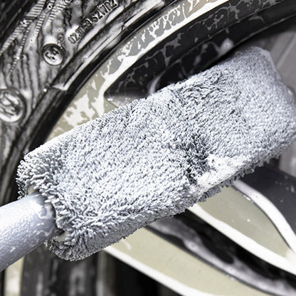 Microfiber Car Cleaning Wipe Brush with Long Handle