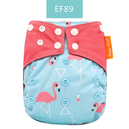 Happyflute Waterproof Bamboo Charcoal Cloth Diaper for Baby