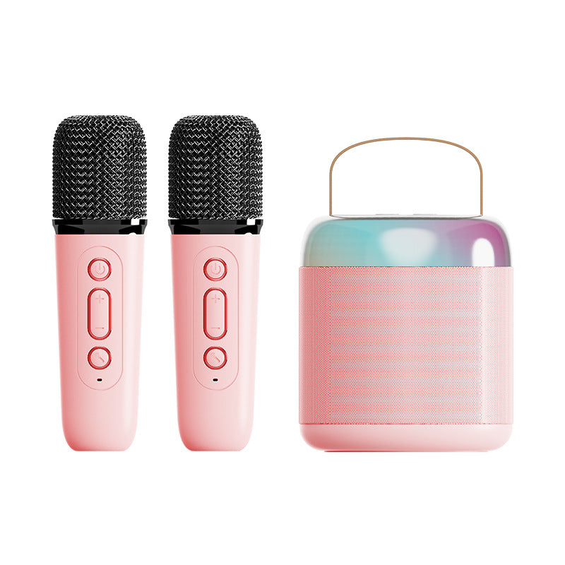 Portable Wireless Bluetooth Karaoke Microphone Speaker Set