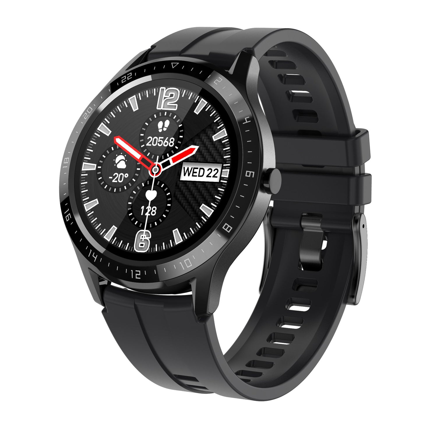 Smart Heart Rate and Blood Pressure Monitor Watch