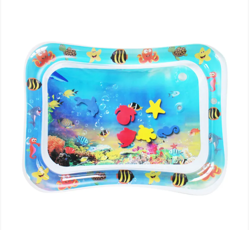Inflatable Sea Turtle Baby Water Play Mat