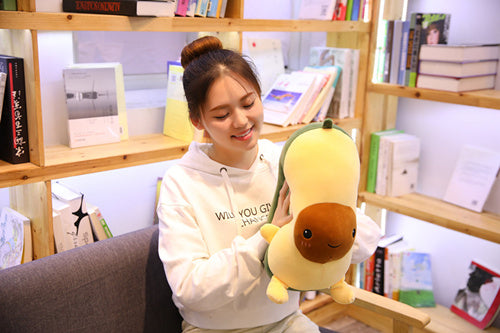 Avocado Plush Toy, Soft Toy - Cuddly Avocado Figure