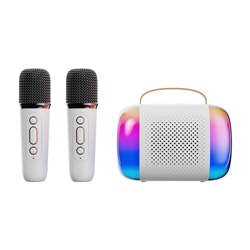 Portable Wireless Bluetooth Karaoke Microphone Speaker Set