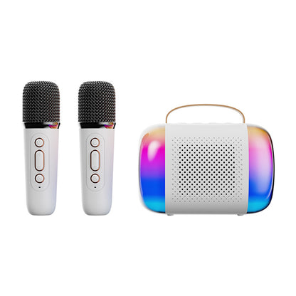 Portable Wireless Bluetooth Karaoke Microphone Speaker Set